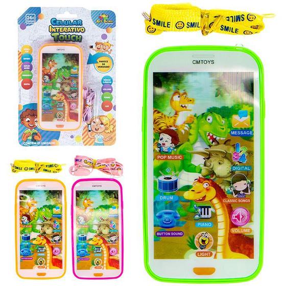 Imagem de Celular Interativo Touch Brinquedo Infantil Art Brink