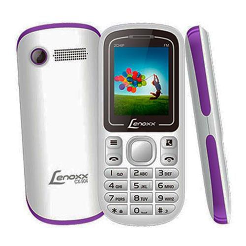 Imagem de Celular Lenoxx CX 904 Branco/Lilás com Tela 1,8”, Dual Chip, Câmera VGA, Bluetooth, Rádio FM