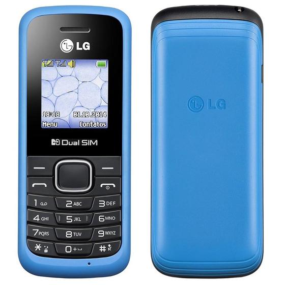Imagem de Celular lg b220 azul - desbloqueado, dual chip, rádio fm, lanterna