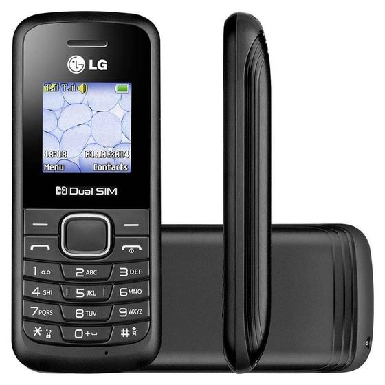 Imagem de Celular LG B220 Tela 1.45" / Dual Sim - Preto