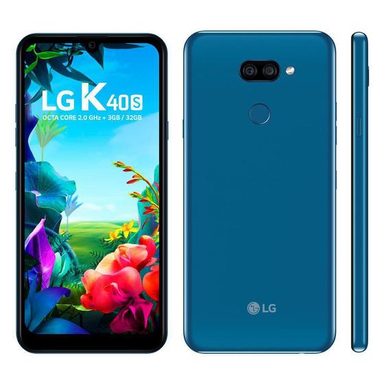 Imagem de Celular Lg K40S Azul 32Gb Tela 6,1 Câmera Traseira Dupla