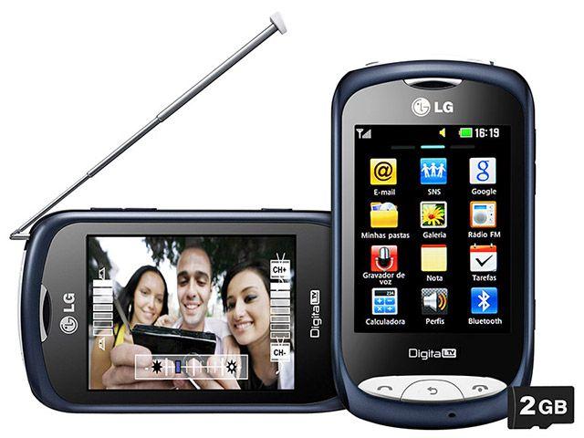 Celular LG TV E300 Touch Screen TV Digital - Câmera Digital Integrada MP3  Player - Celular Básico - Magazine Luiza