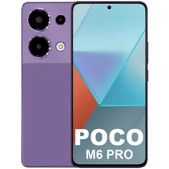 Xiaomi Poco M6 Pro 512gb Roxo - Dual Chip