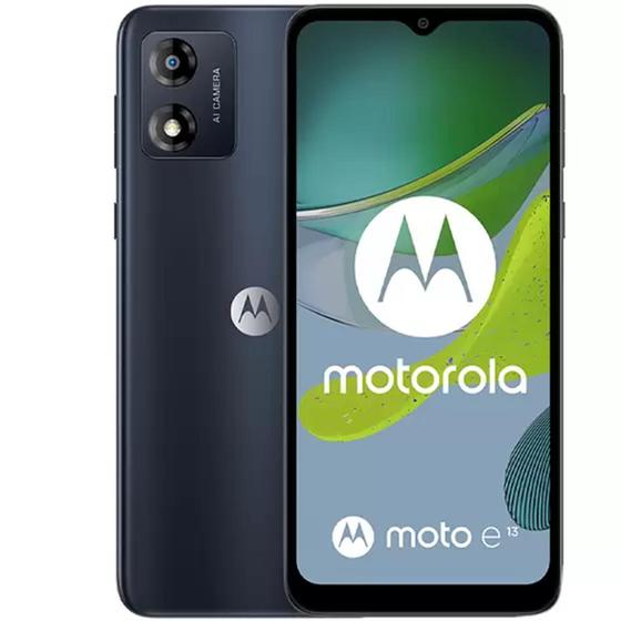 Imagem de Celular Motorola Moto E13 XT-2345-3 Dual Chip 64GB 2GB RAM 4G 6.5- Cosmick Black