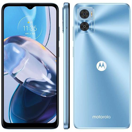 Celular Motorola Moto E22 64Gb 4GB RAM Tela 6.5" Dual Chip-AZUL Menor preço em Celular Motorola Moto E22 64Gb 4GB RAM Tela 6.5" Dual Chip-AZUL