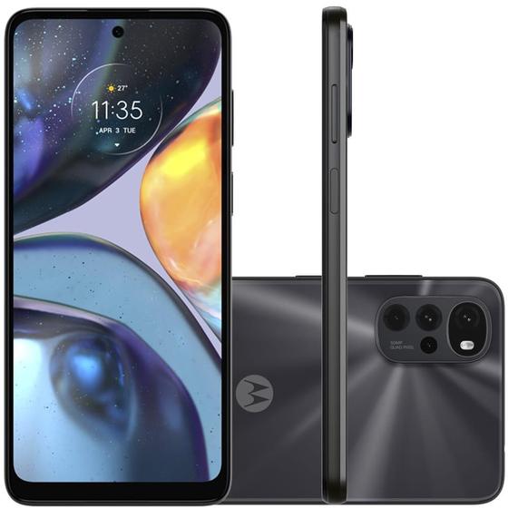 Celular Motorola Moto G22 Preto 128Gb Tela 6.5 4Gb Ram Imagem de Celular Motorola Moto G22 Preto 128Gb Tela 6.5 4Gb Ram