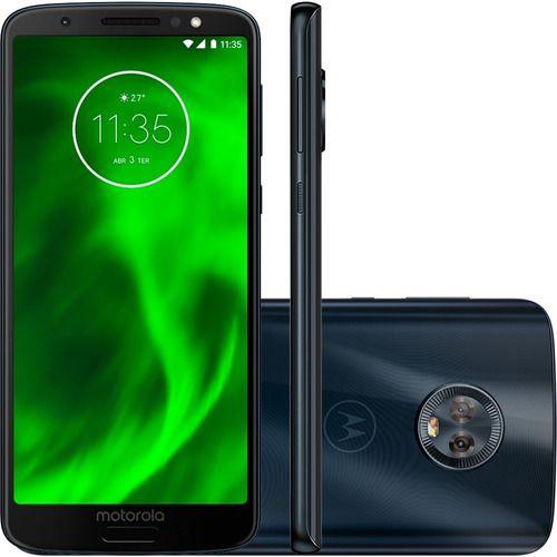Celular Smartphone Motorola Moto G6 Xt1925 64gb Azul - Dual Chip