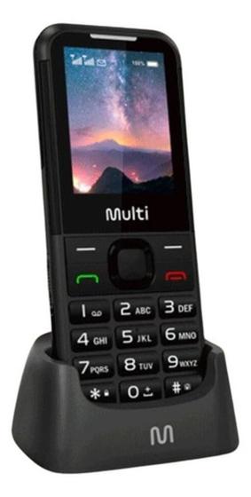 Imagem de Celular Multi Vita 4G Com Base Carregadora Botão Sos - P9225