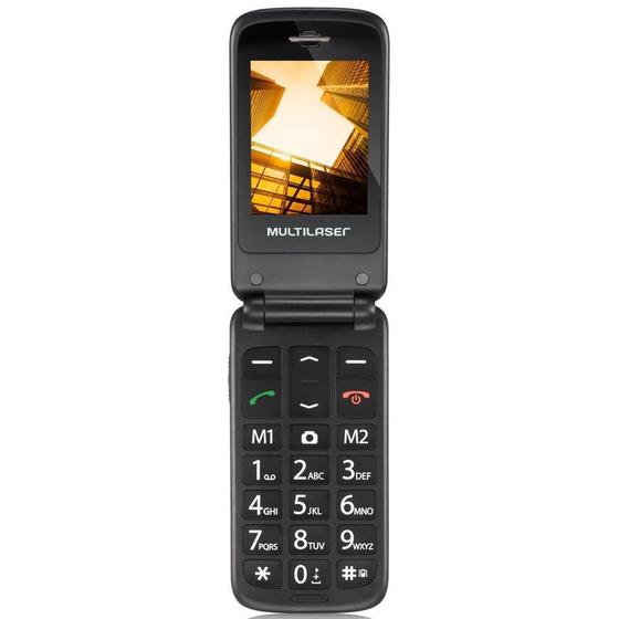 Imagem de Celular Multilaser Flip Vita, Câmera, Rádio, MP3, Lanterna