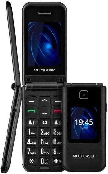 Celular Multilaser Flip Vita Duo Dual Chip P9145 Preto Menor preço em Celular Multilaser Flip Vita Duo Dual Chip P9145 Preto