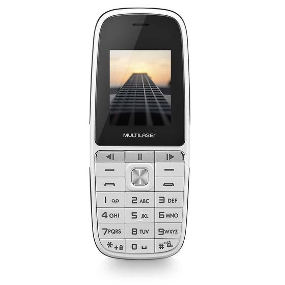 Imagem de Celular Multilaser Up Play Dual Chip - Branco -  P9077