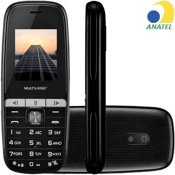 Imagem de Celular Multilaser Up Play Dual Sim 32 Mb Preto 32 Mb Ram