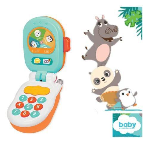 Imagem de Celular Musical Baby Phone DreamWorks Pinguim Madagascar dw00010