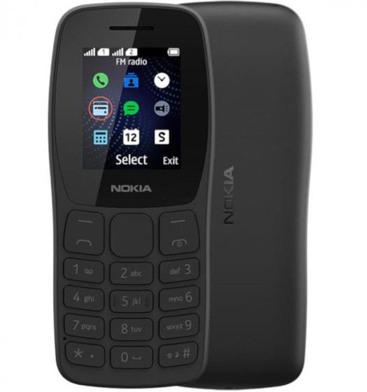 Imagem de Celular Nokia 105 Rádio FM Preto - NK093