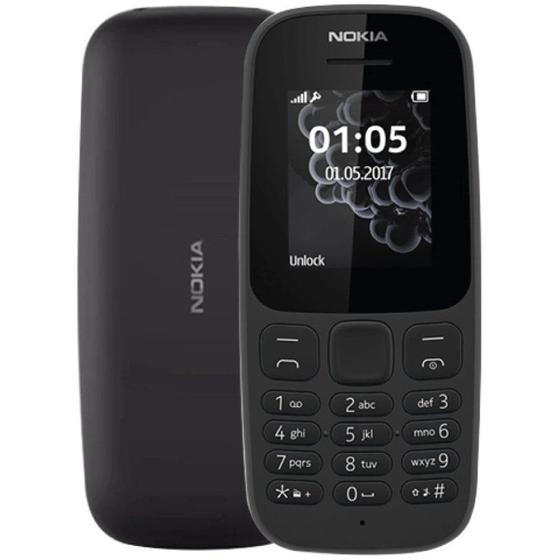 Imagem de Celular Nokia 105 RM1034 Dual Tela 1.8 Rádio FM  Preto