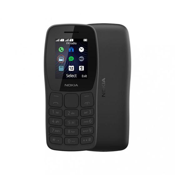 Imagem de Celular Nokia 105 Tela 1.8 Dual Chip Rádio FM Lanterna e Jogos pré-instalados NK093