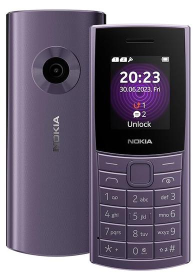 Imagem de Celular Nokia 110 4g Dual Chip Bateria De Longa Duração Roxo