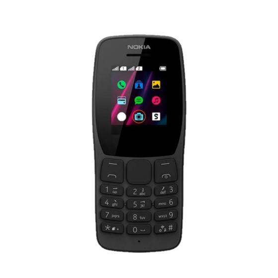 Imagem de Celular Nokia 110 Preto Rádio Fm E Leitor Mp3 Dual Chip