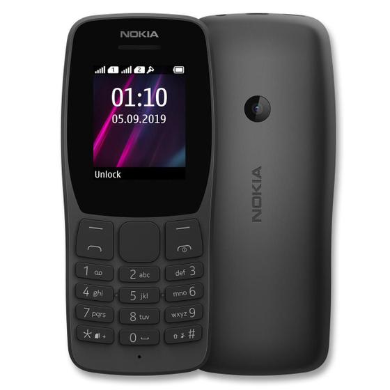 Celular Não Nokia 110 Nk006 32mb Preto - Dual Chip
