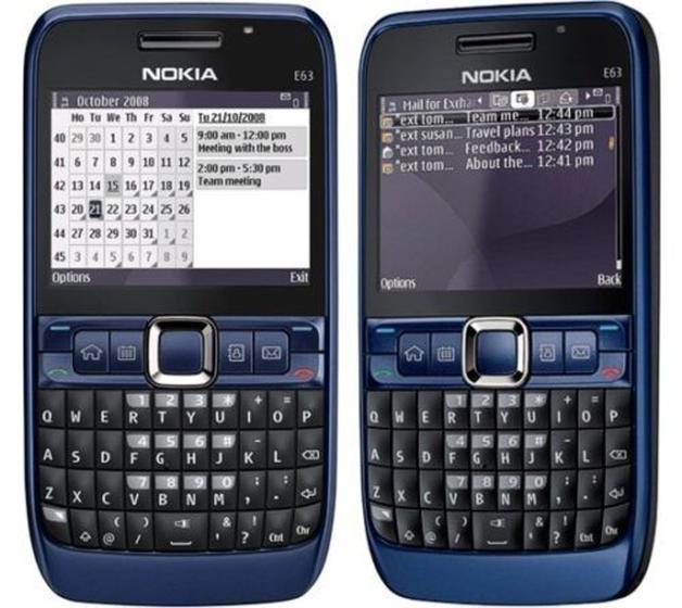 Celular Nokia E63 Azul - 1 Chip