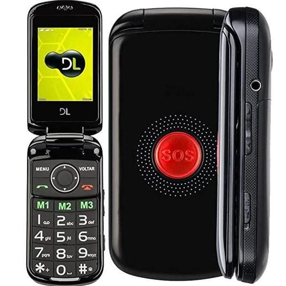 Celular Para Idosos Dl Yc130 Tela 2.4 Dual Rádio Botão Sos Menor preço em Celular Para Idosos Dl Yc130 Tela 2.4 Dual Rádio Botão Sos
