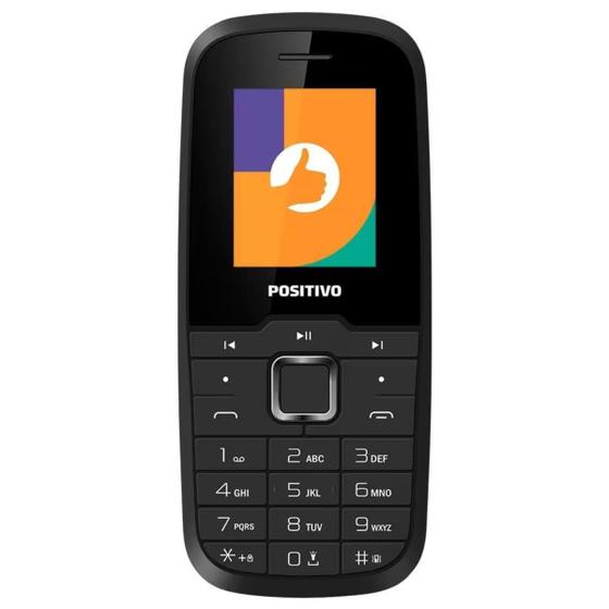 Imagem de Celular Positivo Dual Chip 4G Rádio FM Bluetooth Desbloqueado para idoso