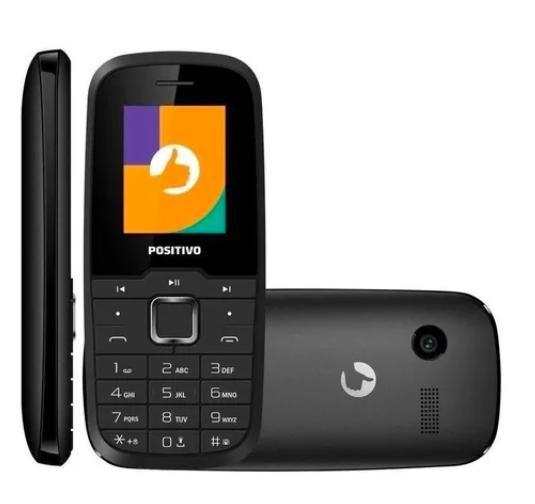 Imagem de Celular Positivo P26 Dual Chip Original Preto para Idosos Simples e Barato com FM, Bluetooth, Embalagem Original, Garant