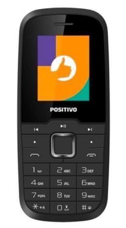 Imagem de Celular Positivo P26 Dual Chip Original Preto para Idosos Simples e Fácil de Usar com FM e Bluetooth