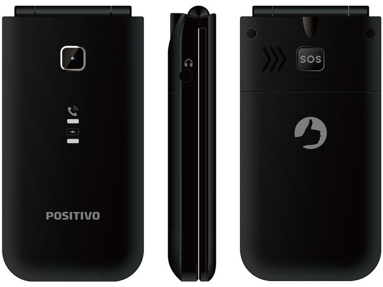 Imagem de Celular Positivo P50 Flip Dual Chip 32MB 2G - Rádio FM Bluetooth Desbloqueado
