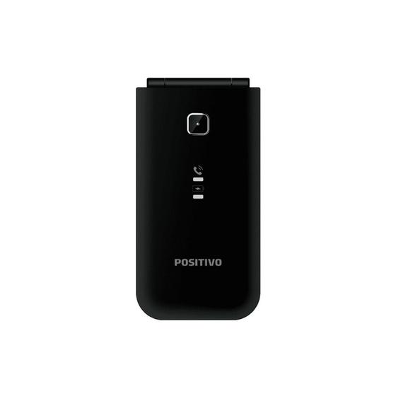 Imagem de Celular Positivo P50 Flip Dual Chip 4G Preto Seguro Idosos