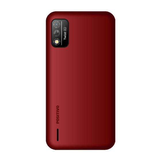 Imagem de Celular Positivo Twist 4G Octa-Core Vermelho Rubber