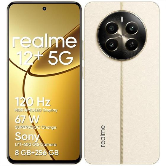 Celular Realme 12+ 5g 256gb Dual Sim 8 Gb Ram Nfc Smartphone Original Menor preço em Celular Realme 12+ 5g 256gb Dual Sim 8 Gb Ram Nfc Smartphone Original