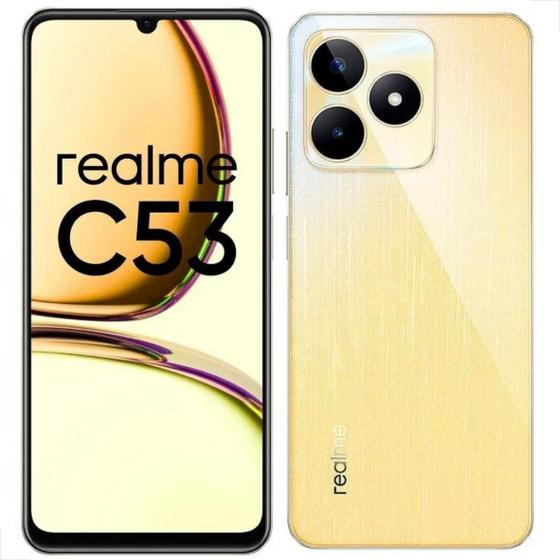 Imagem de Celular Realme C53 Dual SIM 128 GB 6 GB RAM Smartphone COM NFC DOURADO