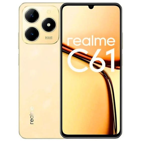 Celular Realme C61 NFC câmera dupla 50MPX 128GB / 256GB 6GB Ram Tela 6.74 Global Dual Sim lançamento 2024 - Unity Imagem de Celular Realme C61 NFC câmera dupla 50MPX 128GB / 256GB 6GB Ram Tela 6.74 Global Dual Sim lançamento 2024
