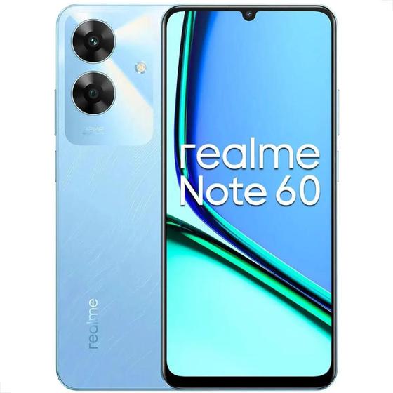 Celular Realme Note 60 Dual Sim 128 Gb 4 Gb Ram Smartphone Voyage Blue Menor preço em Celular Realme Note 60 Dual Sim 128 Gb 4 Gb Ram Smartphone Voyage Blue