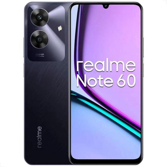 Celular Realme Note 60 Dual Sim 128 Gb 4 Gb Ram Smartphone Menor preço em Celular Realme Note 60 Dual Sim 128 Gb 4 Gb Ram Smartphone