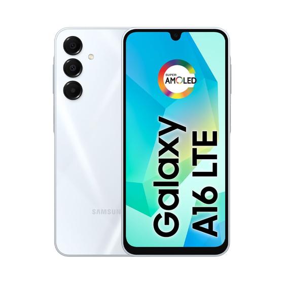 Celular Samsung Galaxy A16, 256GB + 8GB RAM, Câmera de até 50MP, Tela 6.7", NFC, IP54, Bateria 5000 mAh Menor preço em Celular Samsung Galaxy A16, 256GB + 8GB RAM, Câmera de até 50MP, Tela 6.7", NFC, IP54, Bateria 5000 mAh