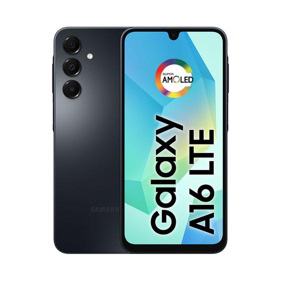 Celular Samsung Galaxy A16, 256GB + 8GB RAM, Câmera de até 50MP, Tela 6.7", NFC, IP54, Bateria 5000 mAh Imagem de Celular Samsung Galaxy A16, 256GB + 8GB RAM, Câmera de até 50MP, Tela 6.7", NFC, IP54, Bateria 5000 mAh