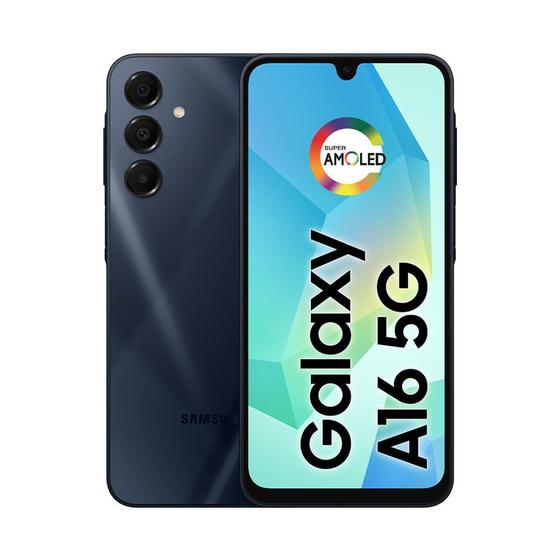 Imagem de Celular Samsung Galaxy A16 5G, 256GB + 8GB RAM, Câmera de até 50MP, Tela 6.7", NFC, IP54, Bateria 5000 mAh