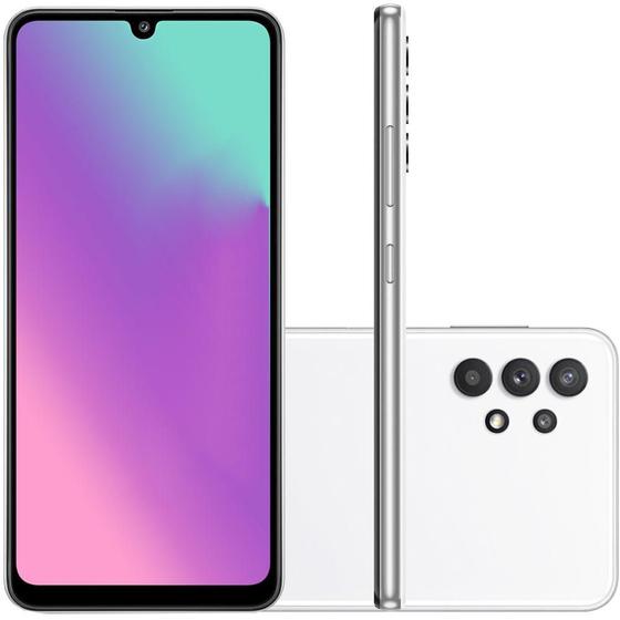 Celular Samsung Galaxy A32 Branco 128Gb Tela 6.4 4Gb Ram - Galaxy A32 ...