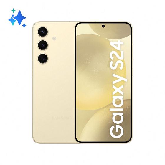 Celular Smartphone Samsung Galaxy S24 S921b 128gb Creme - Dual Chip
