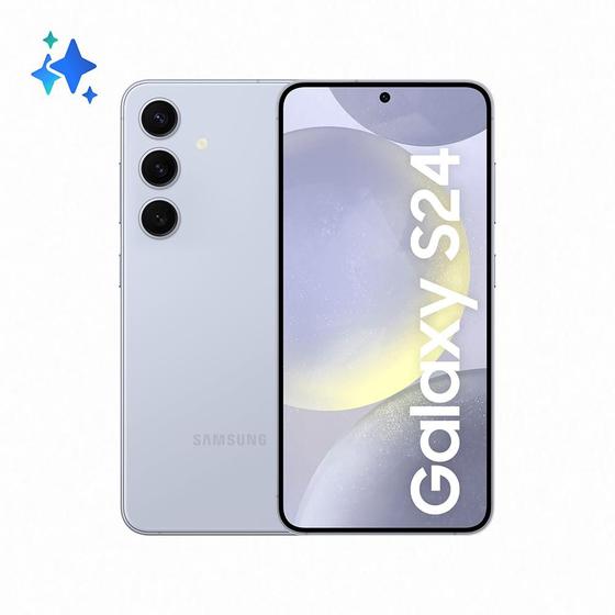 Celular Smartphone Samsung Galaxy S24 S921b 128gb Titânio Azul - Dual Chip