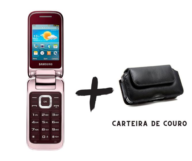 Celular Samsung gt-c3592 Flip de abrir, 2G para idoso com tecla e ...