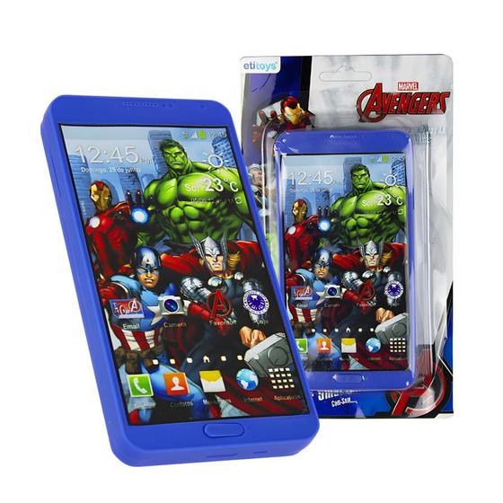 Imagem de Celular Smartphone Brinquedo Infantil Musical Com Som Vingadores Frozen