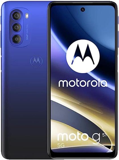 Imagem de Celular Smartphone Motorola Moto G51 (5G) 128GB/4G RAM AZUL