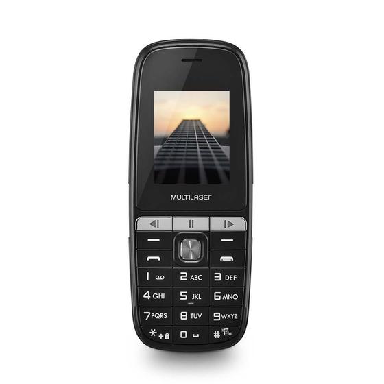 Imagem de Celular Up Play Dual Chip 2G MP3 C/ Câmera Preto Multi - P9076