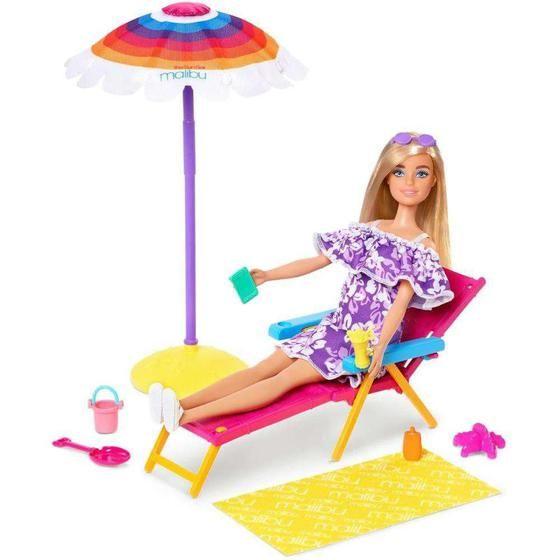 Imagem de Cenário Barbie Love The Ocean Dia na Praia - Mattel