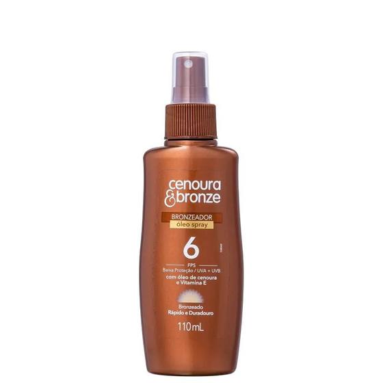 Imagem de CENOURA &amp BRONZE OLEO BRONZEADOR SPRAY FPS6 110ML