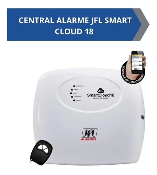 Central Alarme Jfl Smart Cloud 18 Com Aplicativo E Qr Code Alarme