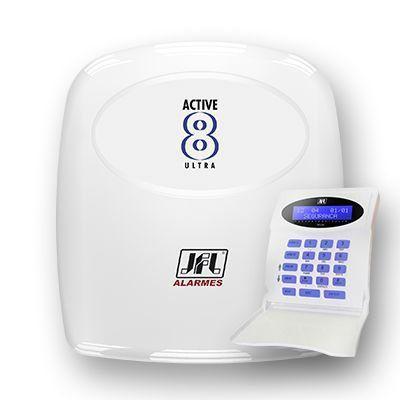 Central de alarme active-8 com teclado com tec-300 Menor preço em Central de alarme active-8 com teclado com tec-300